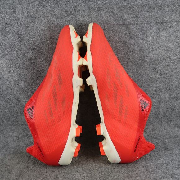 Adidas Soccer Cleats Mens 9 X Speedflow.3 Laceless Firm Ground Slip On Red Black main image 9
